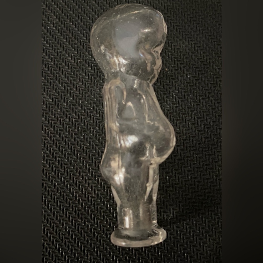 1920’s 4” Glass German Kewpie Doll Vintage No Cracks, Chips or Discoloration - Picture 2 of 5